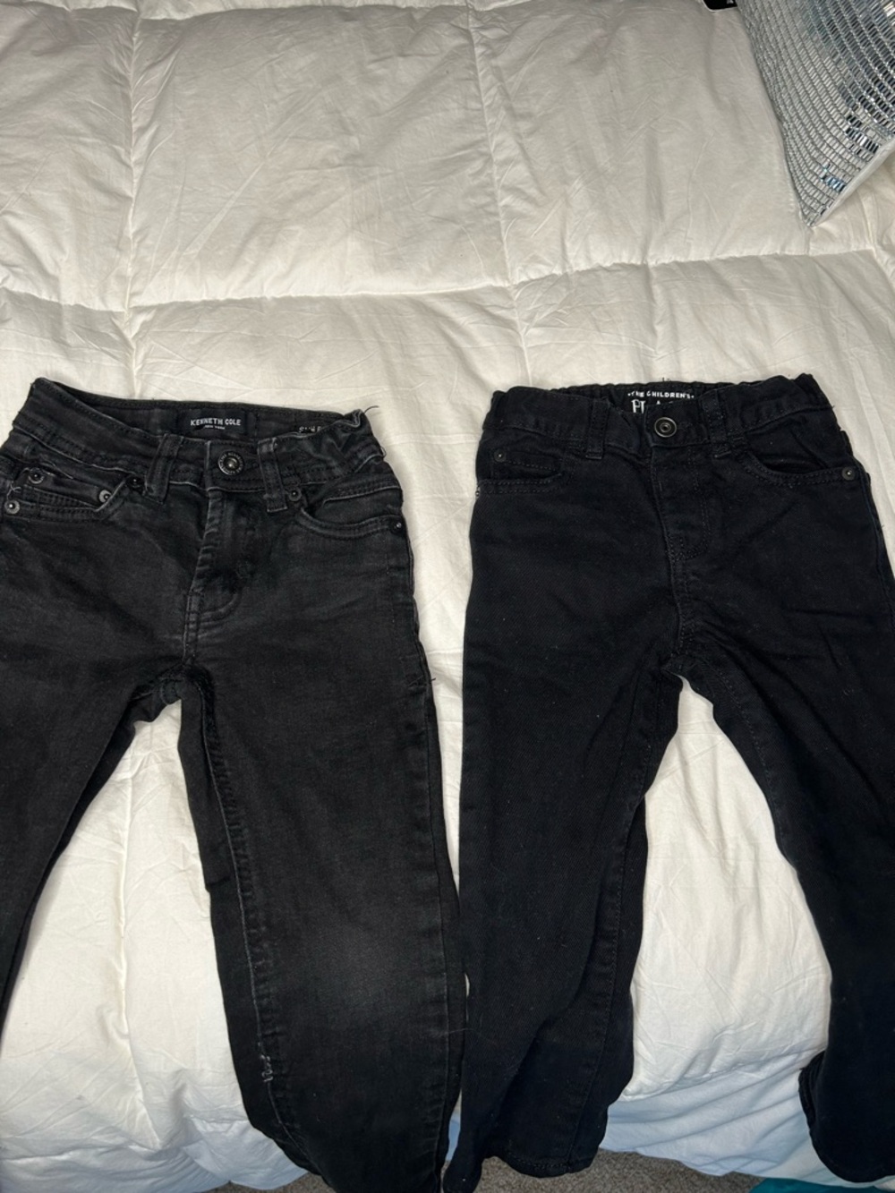 Kenneth Cole Kids Black Stretch Jeans Duo